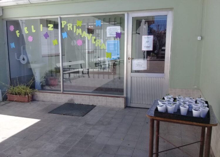 El Hogar de Ancianos entregó plantines en el Día de la Primavera