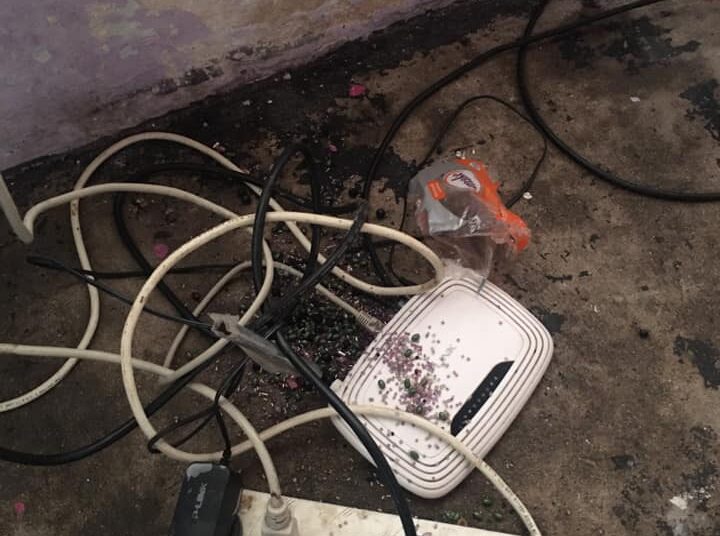 Romper por romper, la sede de Envión de Barker  sufrió un hecho de vandalismo