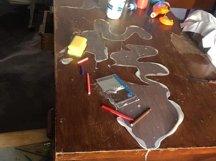 Romper por romper, la sede de Envión de Barker  sufrió un hecho de vandalismo