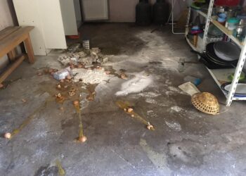 Romper por romper, la sede de Envión de Barker  sufrió un hecho de vandalismo