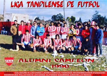 Un 16 de septiembre de 1990, Alumni se consagraba campeón de la Liga Tandilense de Fútbol