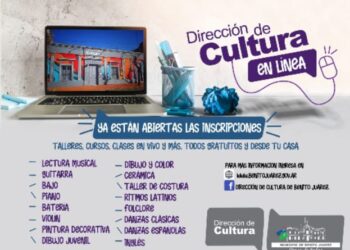 Se relanza la propuesta cultural de «Talleres en Línea»