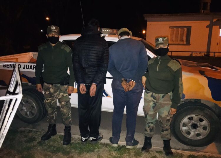 Los atraparon «Infraganti» con un ternero vivo en el baúl del auto