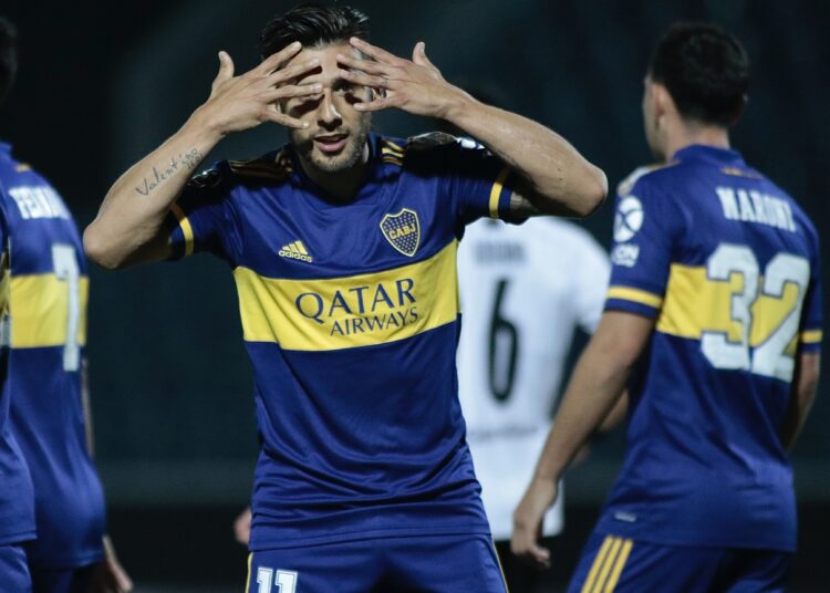 Con dos goles de Salvio, Boca pisó fuerte en Paraguay y le ganó a Libertad