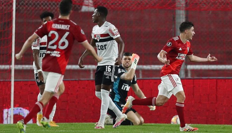 River le ganó con justicia 2-1 a San Pablo y consiguió el pasaje a los octavos de final de la Copa Libertadores