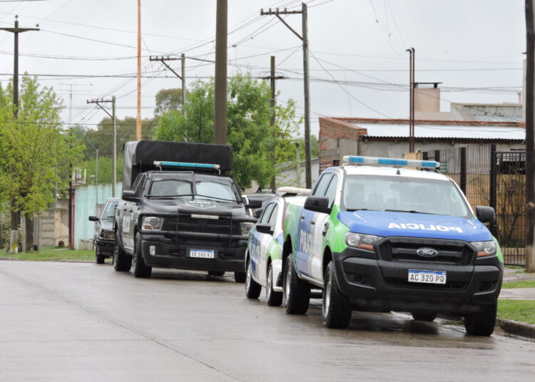 Ocho allanamientos simultáneos realizados en domicilios juarenses
