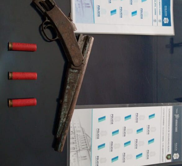 Se secuestró un arma de fuego en el marco de una causa de Amenazas Agravadas