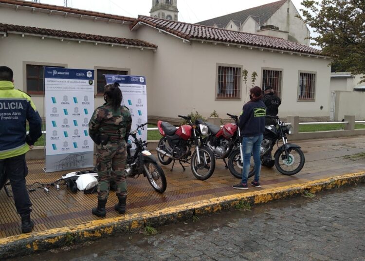 Motos, marihuana, entre otros elementos secuestrados en los allanamientos