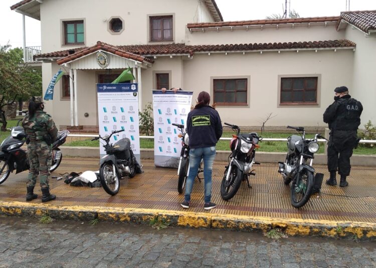 Motos, marihuana, entre otros elementos secuestrados en los allanamientos