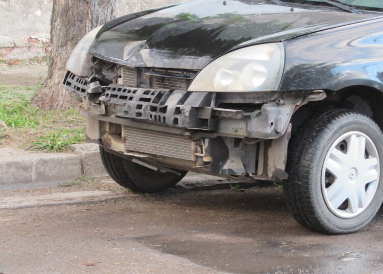 Accidente de tránsito solo con consecuencias materiales