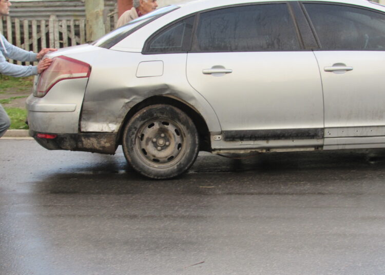 Accidente de tránsito solo con consecuencias materiales