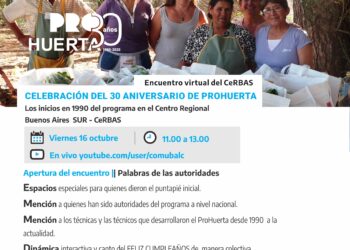 El programa ProHuerta de la región Buenos Aires celebra su 30º Aniversario   