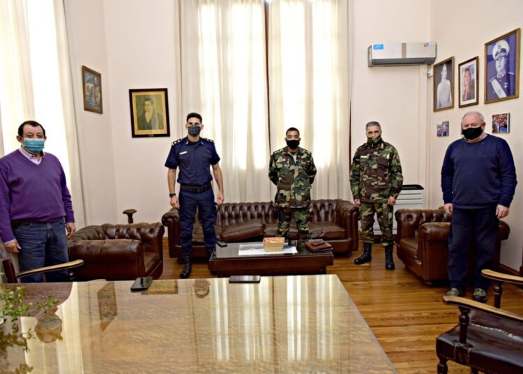 El Intendente Marini recibió al nuevo coordinador del Comando de Prevención Rural