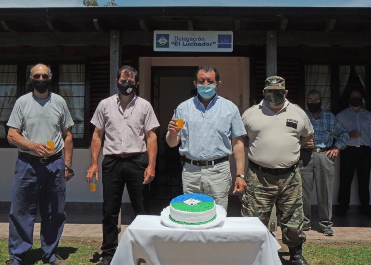 Se realizo el acto protocolar por el 56º aniversario de la Delegación Municipal y destacamento policial Paraje «El Luchador» 