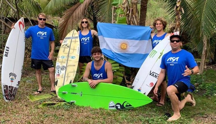 La intimidad de la selección argentina de surf en las playas de Hawaii