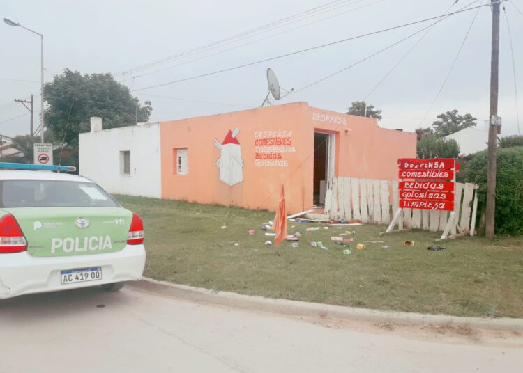Robo y  destrozos en una despensa en el Barrio Molino