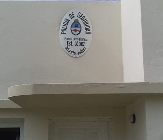 Se refaccionó el Destacamento Policial de Estación López