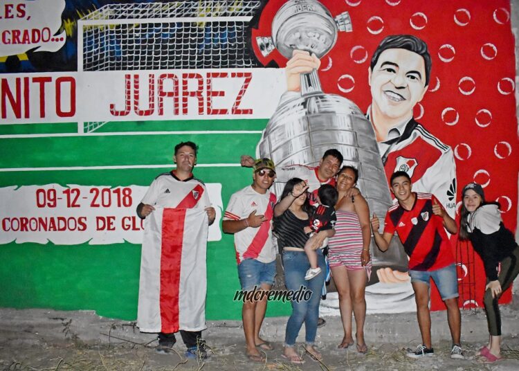 La Filial Norberto Alonso se sumó a los festejos por los dos años de River campeón en Madrid