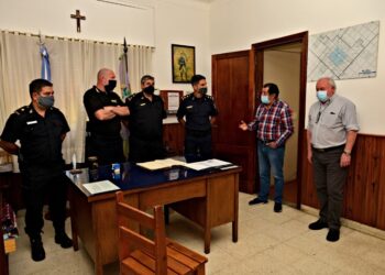 El intendente Julio Marini participó de la asunción del Comisario Rubén López