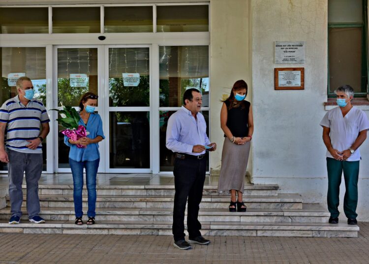El intendente Julio César Marini presentó a la nueva Secretaria de Salud al personal del Hospital