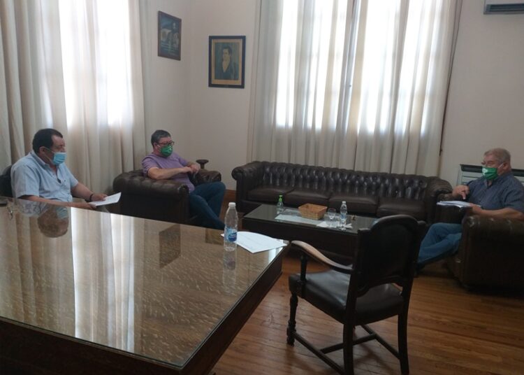 el Intendente Marini se reunió con dirigentes del Sindicato de Trabajadores Municipales