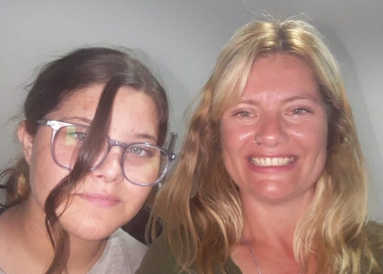 «Es una sensación muy fea  que duró unos segundos» expresó Yanina Gandarías desde San Luis