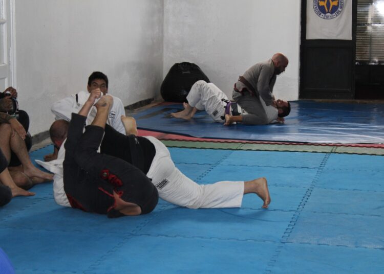 Con gran éxito se realizó el Seminario de Jiu Jitsu en el RocaGym de Juárez