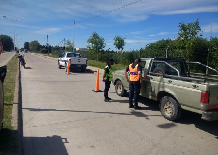 Se realizaron operativos vehiculares en distintos puntos de la ciudad