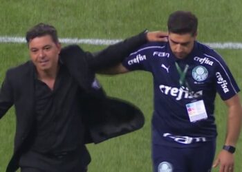 El reconocimiento más grande: qué le dijo el DT del Palmeiras a Gallardo tras eliminar a River de la Copa Libertadores