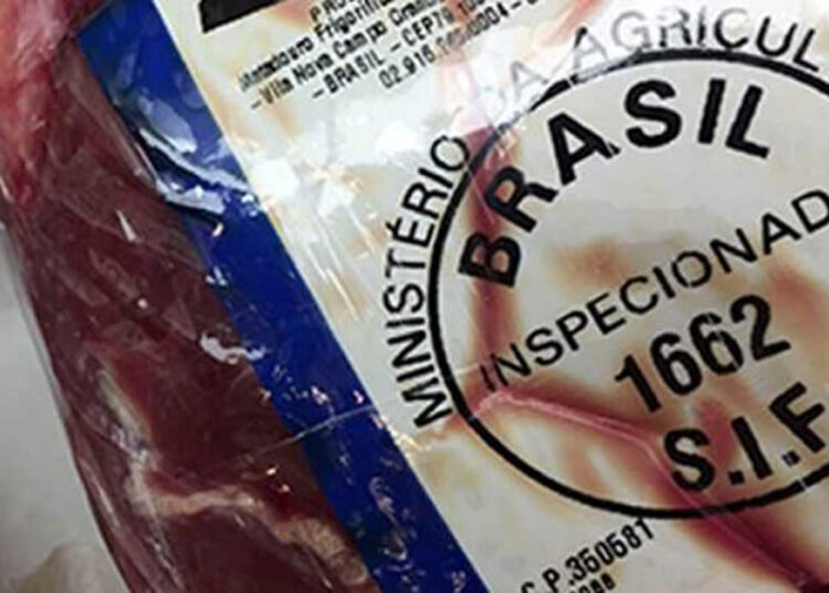 Brasil superó las 2 millones de toneladas de carne bovina exportadas en 2020