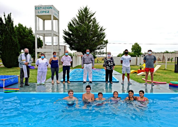 Inauguración de temporada de pileta recreativa en las delegaciones