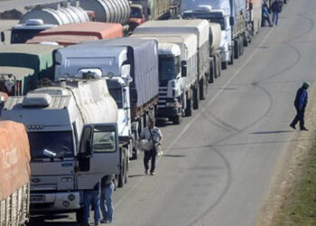 Cayó 94% el ingreso de camiones en el puerto de Bahía Blanca por el paro de transportistas