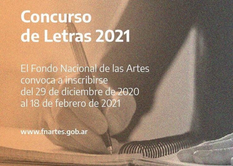 Concurso de Letras 2021 organizado por el Fondo Nacional de las Artes