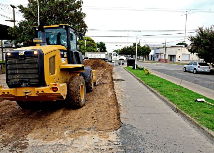 Se realizan trabajos en Av. Otamendi