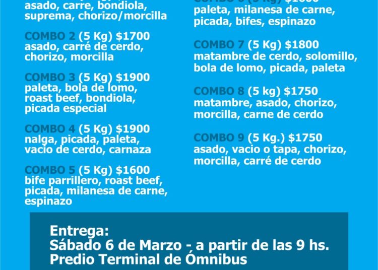 Llega a Benito Juárez el programa «Carnes para Todos»