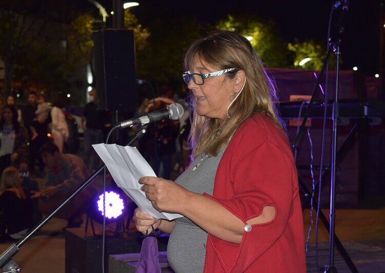 8M: se realizó una jornada de Lucha y Reflexión  en Plaza Independencia