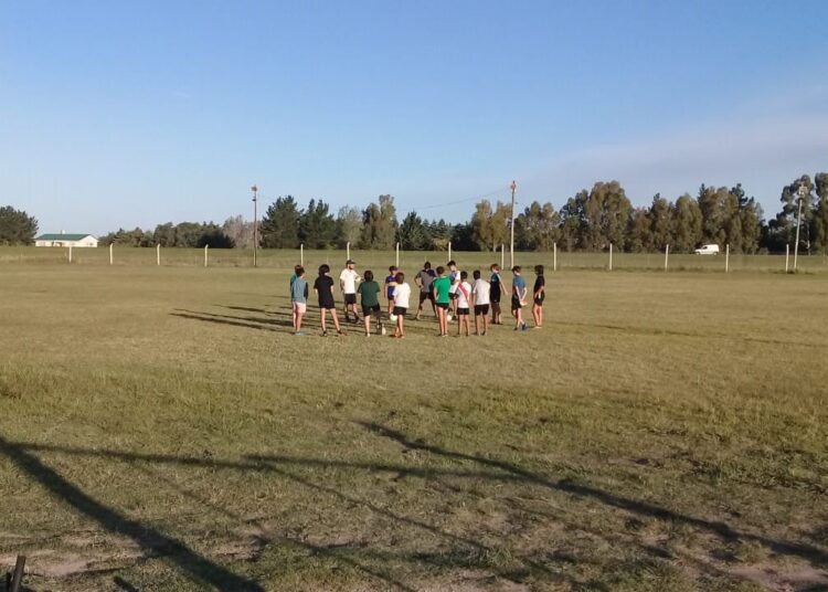 Todas las categorías de Argentino entrenan en su predio, hoy arranca la Escuelita