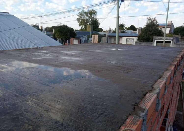 La Filial de River terminó la obra de la losa, ardua tarea el fin de semana