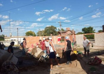 La Filial de River terminó la obra de la losa, ardua tarea el fin de semana