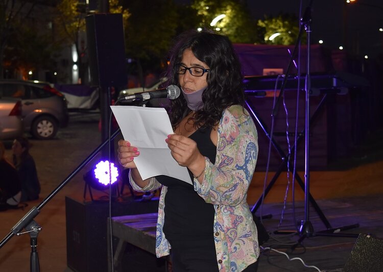 8M: se realizó una jornada de Lucha y Reflexión  en Plaza Independencia