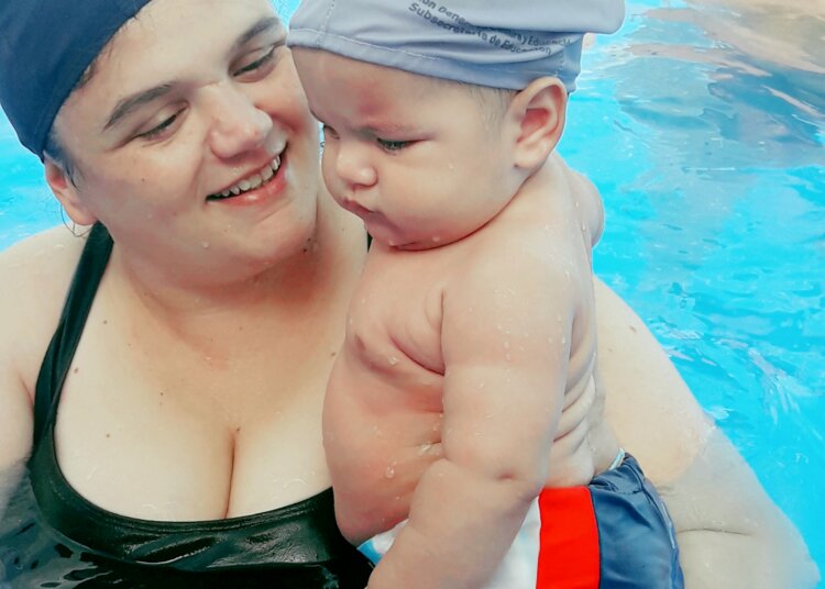 Una actividad que es un éxito, Matronatación para bebés
