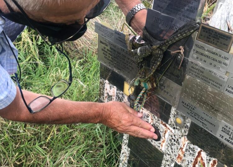 Una meta y una dedicación especial, Moca Fernández corrió el Tría Olímpico de Azul