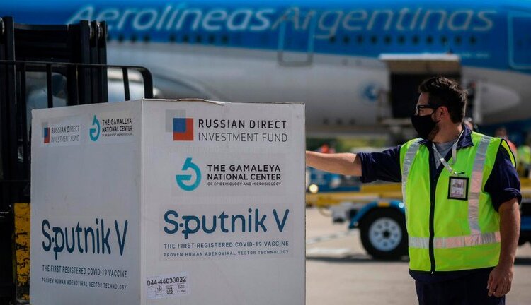 Llegaron a la Argentina otras 500 mil dosis de la vacuna rusa Sputnik V