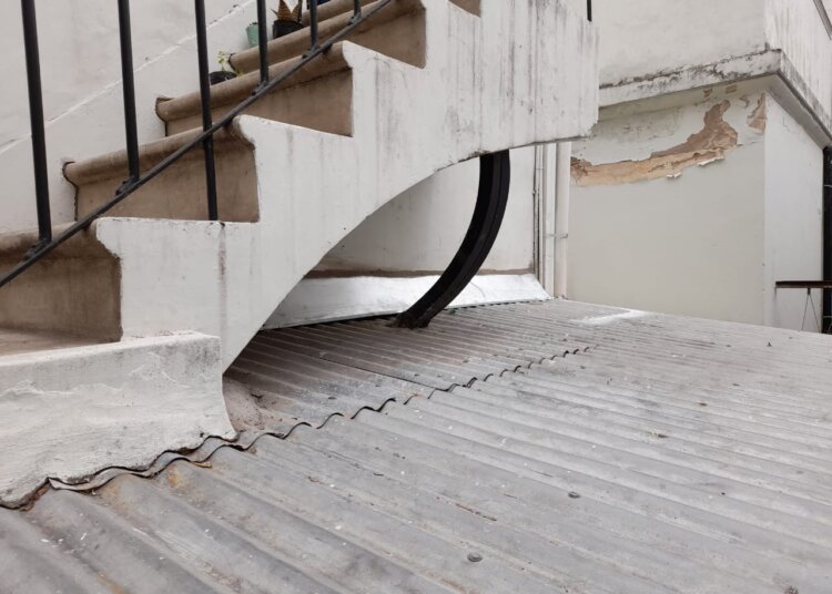 El secretario de Obras Públicas estuvo supervisando arreglos en Casa Juárez en La Plata
