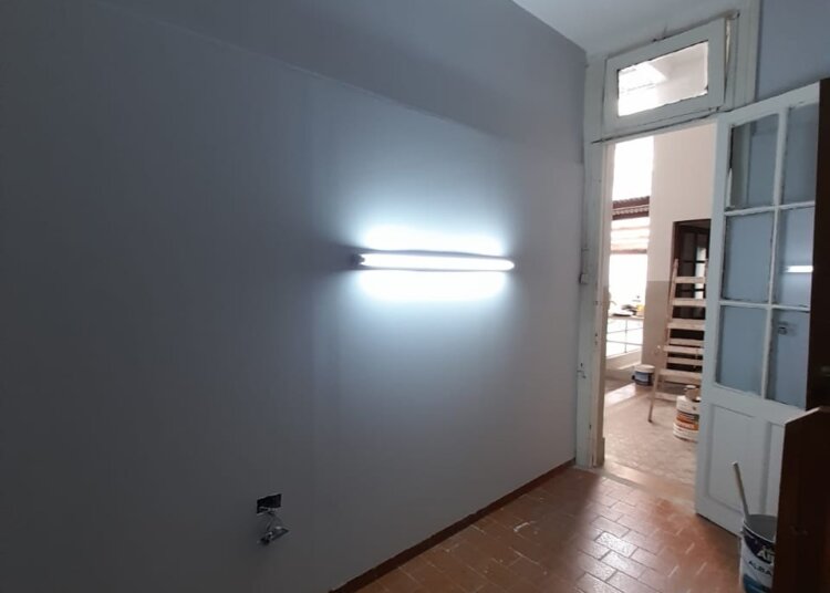 El secretario de Obras Públicas estuvo supervisando arreglos en Casa Juárez en La Plata