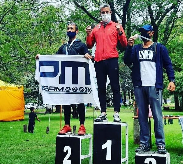 Mariano Comisso hizo podio en Azul  en los 8k