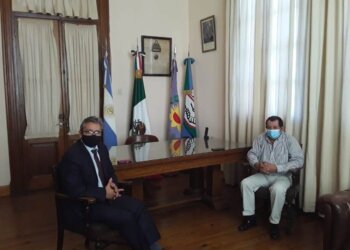 El Intendente Julio Marini se reunió con el Agente Fiscal David Carballo