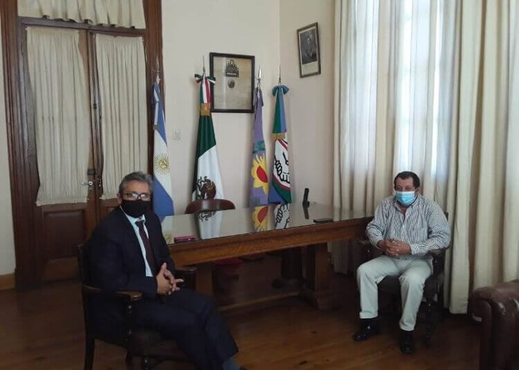 El Intendente Julio Marini se reunió con el Agente Fiscal David Carballo