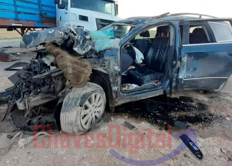 Accidente en Ruta 3 cruce a Claudio Molina.