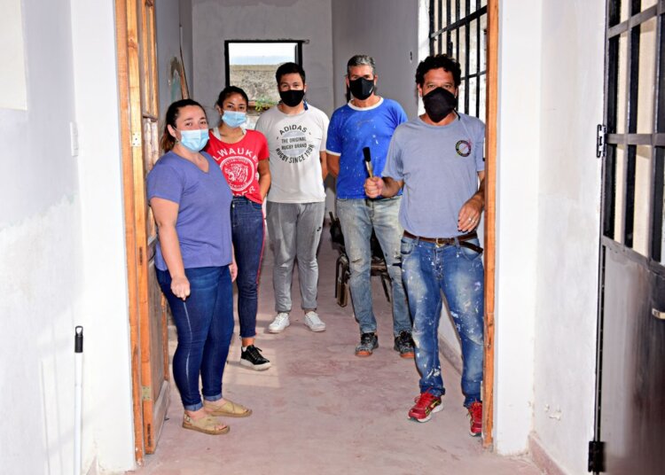 Se realizan tareas de restauración en el edificio del Programa “ENVION”